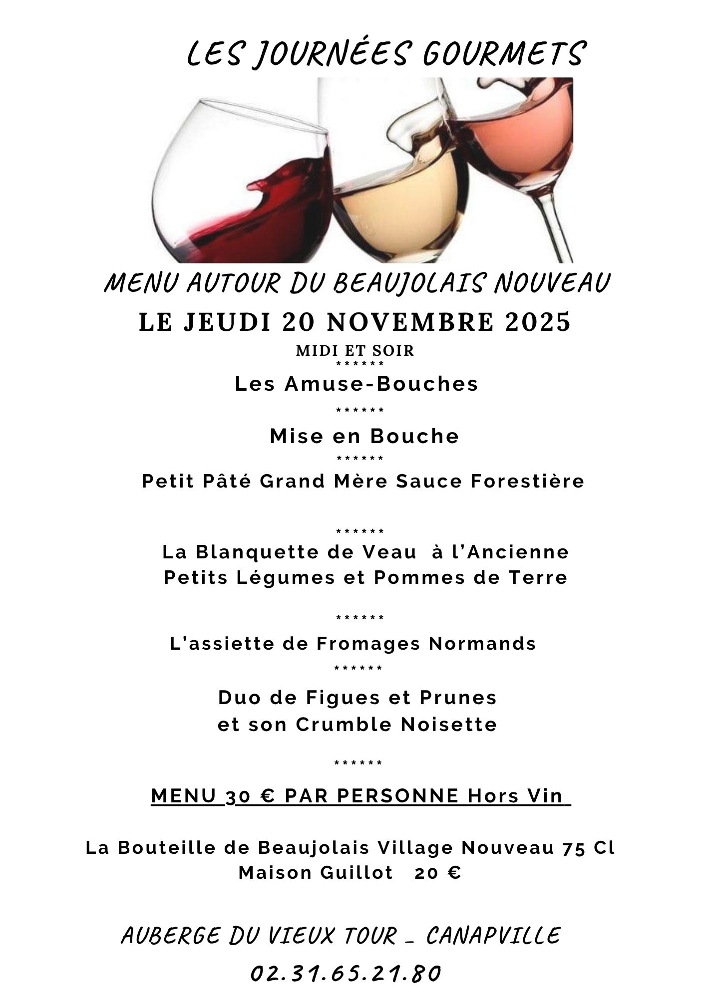 menu beaujolais nouveau-1 Menu coquilles saint jacques