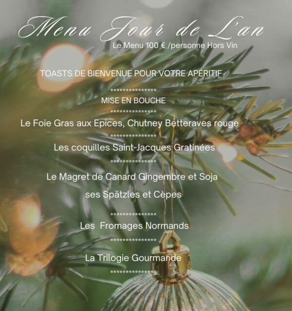 Le vieux tour menu jour 2025