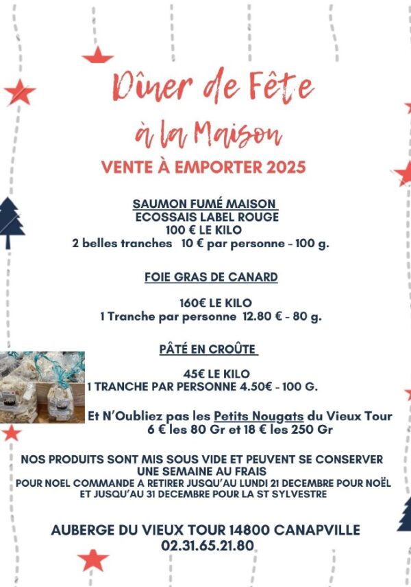 ventes à emporter 2025