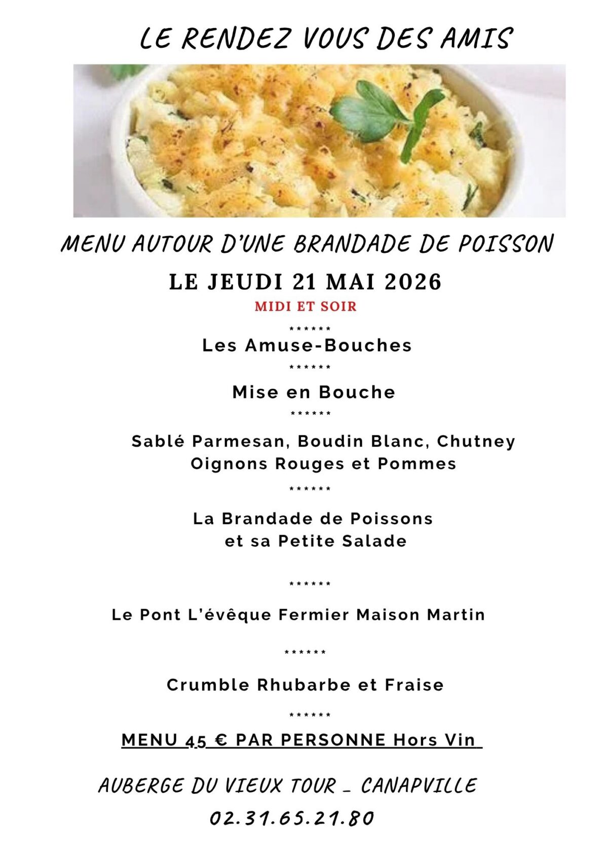 menu brandade 21 mai 26